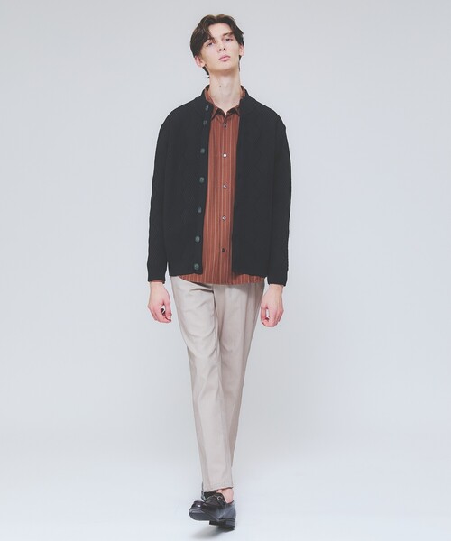 ABAHOUSE GRAY（アバハウスグレイ）の「【定番】レギュラーカラーストライプシャツ（シャツ/ブラウス・メンズ・ホワイト/ブラウン/グリーン/グレイッシュブルー/チャコールグレー/オレンジ系その他/エメラルド/ライトグレー・46/48/50）」の20枚目の写真