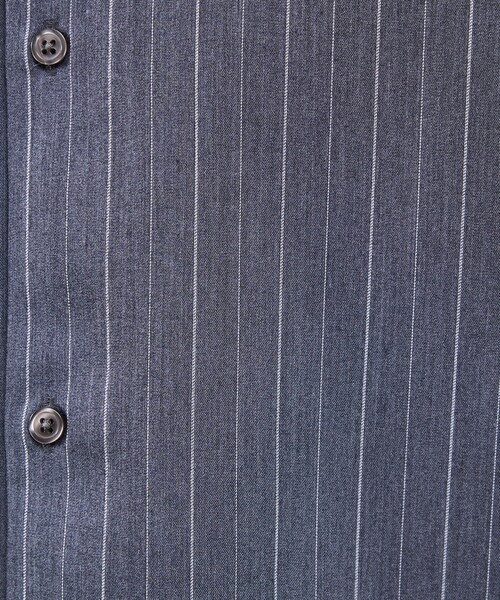 ABAHOUSE GRAY(アバハウスグレイ)の「【定番】レギュラーカラーストライプシャツ(シャツ/ブラウス・メンズ・ホワイト/ブラウン/グリーン/グレイッシュブルー/チャコールグレー/オレンジ系その他/エメラルド/ライトグレー・46/48/50)」の20枚目の写真