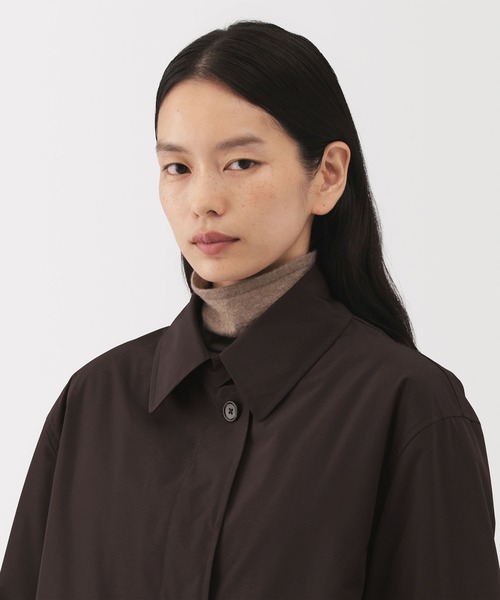 MUJI Labo（ムジラボ）の「〔MUJI Labo〕婦人　ダウンライナー付き撥水ステンカラーコート（ステンカラーコート・レディース・ブラック・M/S）」の6枚目の写真