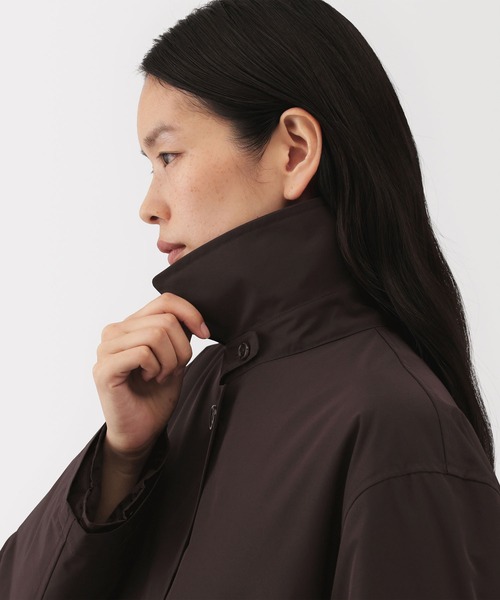 MUJI Labo（ムジラボ）の「〔MUJI Labo〕婦人　ダウンライナー付き撥水ステンカラーコート（ステンカラーコート・レディース・ブラック・M/S）」の7枚目の写真