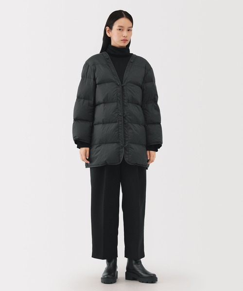 MUJI Labo（ムジラボ）の「〔MUJI Labo〕婦人　ダウンライナー付き撥水ステンカラーコート（ステンカラーコート・レディース・ブラック・M/S）」の9枚目の写真