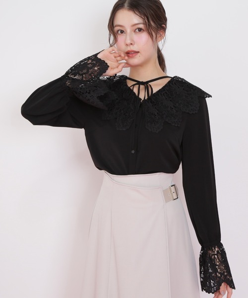 JILL by JILL STUART(ジルバイジルスチュアート)の「◇ラップフレアステッチスカート(スカート・レディース・ホワイト/ブラウン/ネイビー・SMALL/MEDIUM)」の10枚目の写真