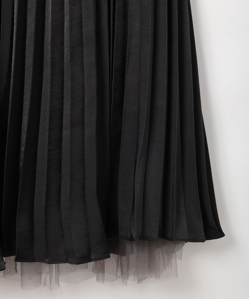 PAGEBOY（ページボーイ）の「リバーシブルチュールサテンスカート（スカート・レディース・オフホワイト/ブラック・FREE）」の22枚目の写真