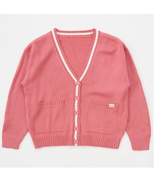 repipi armario（レピピ アルマリオ）の「ルーズカラーカーディガン（カーディガン/ボレロ・キッズ・オフホワイト/ネイビー/グリーン/ピンク・140/150/160/170）」の13枚目の写真