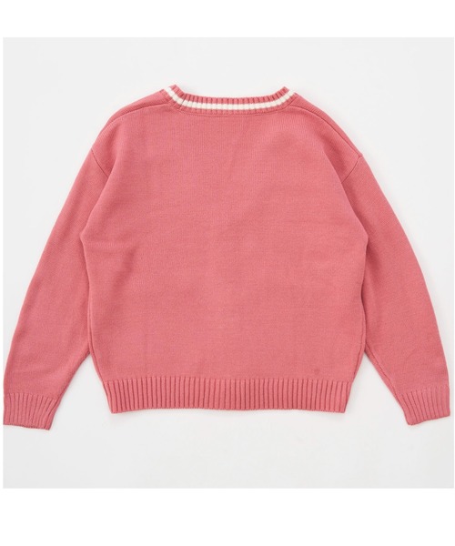 repipi armario（レピピ アルマリオ）の「ルーズカラーカーディガン（カーディガン/ボレロ・キッズ・オフホワイト/ネイビー/グリーン/ピンク・140/150/160/170）」の14枚目の写真