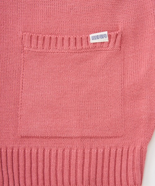 repipi armario（レピピ アルマリオ）の「ルーズカラーカーディガン（カーディガン/ボレロ・キッズ・オフホワイト/ネイビー/グリーン/ピンク・140/150/160/170）」の15枚目の写真