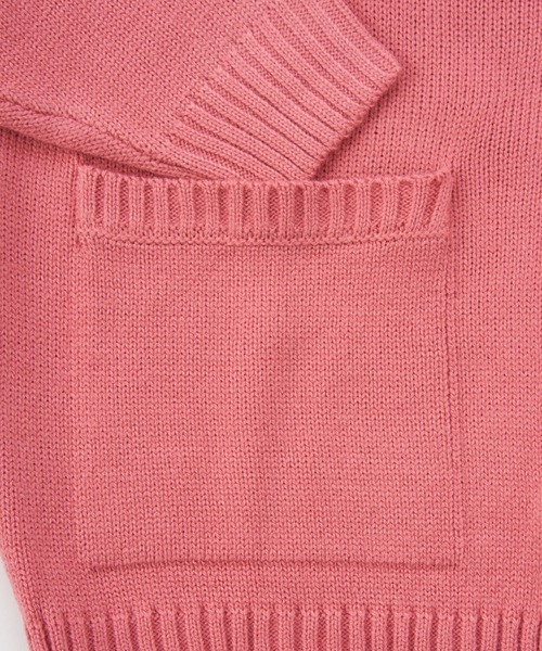 repipi armario（レピピ アルマリオ）の「ルーズカラーカーディガン（カーディガン/ボレロ・キッズ・オフホワイト/ネイビー/グリーン/ピンク・140/150/160/170）」の17枚目の写真