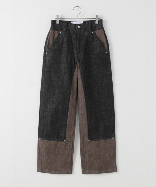 LIVINGTONE(リヴィントーン)の「【LIVINGTONE/リヴィントーン】 TRULY Bi Colored(デニムパンツ・レディース・ブラック・36/38)」の1枚目の写真