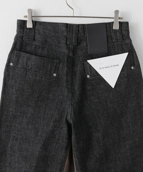 LIVINGTONE(リヴィントーン)の「【LIVINGTONE/リヴィントーン】 TRULY Bi Colored(デニムパンツ・レディース・ブラック・36/38)」の5枚目の写真