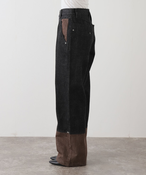 LIVINGTONE(リヴィントーン)の「【LIVINGTONE/リヴィントーン】 TRULY Bi Colored(デニムパンツ・レディース・ブラック・36/38)」の7枚目の写真