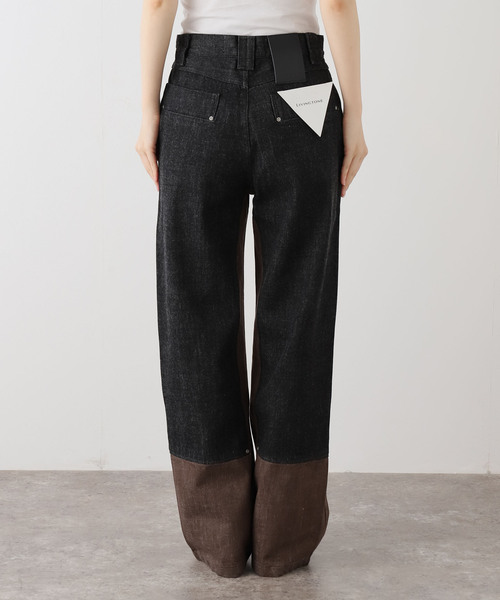 LIVINGTONE(リヴィントーン)の「【LIVINGTONE/リヴィントーン】 TRULY Bi Colored(デニムパンツ・レディース・ブラック・36/38)」の8枚目の写真