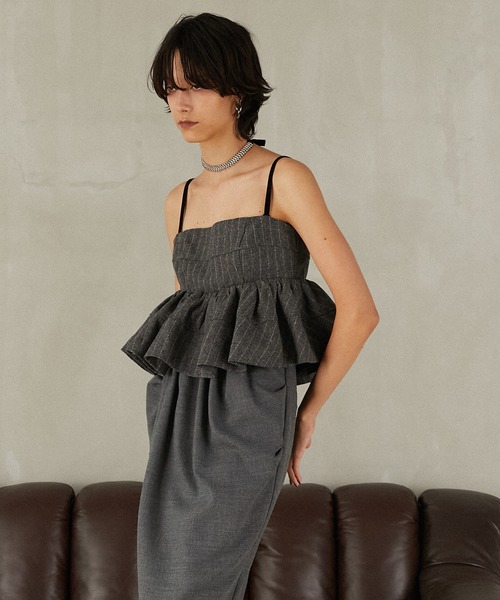 セール】ツイードペプラムビスチェ / Tweed Peplum Bustier（その他