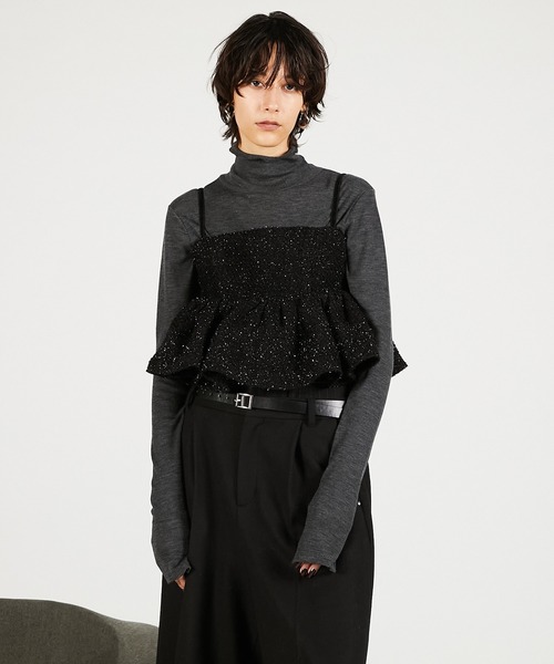 セール】ツイードペプラムビスチェ / Tweed Peplum Bustier（その他