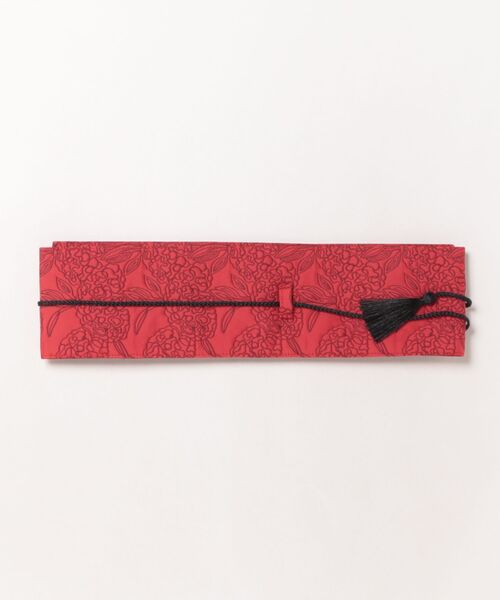 カヤ（カヤ）の「【カヤ】情景ふくれ織り帯ベルト（ベルト・レディース・レッド/ネイビー/ホワイト系その他・FREE）」の11枚目の写真