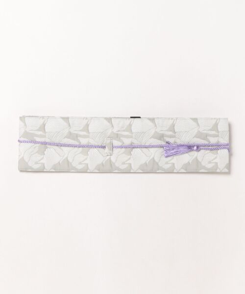 カヤ（カヤ）の「【カヤ】情景ふくれ織り帯ベルト（ベルト・レディース・レッド/ネイビー/ホワイト系その他・FREE）」の4枚目の写真