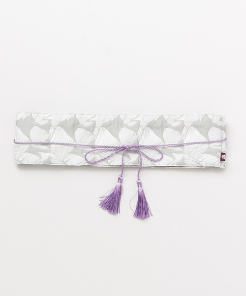 カヤ（カヤ）の「【カヤ】情景ふくれ織り帯ベルト（ベルト・レディース・レッド/ネイビー/ホワイト系その他・FREE）」の5枚目の写真