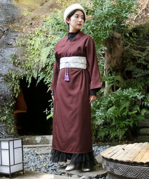 カヤ（カヤ）の「【カヤ】情景ふくれ織り帯ベルト（ベルト・レディース・レッド/ネイビー/ホワイト系その他・FREE）」の8枚目の写真