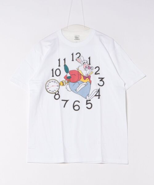 NOSTALGICA(ノスタルジカ)の「【 Disney NOSTALGICA 】 ノスタルジカ 100シリーズ Tシャツ J(Tシャツ/カットソー・レディース・ピンク/ブラック/ホワイト系その他2/ホワイト系その他/ホワイト系その他3・LARGE)」の1枚目の写真
