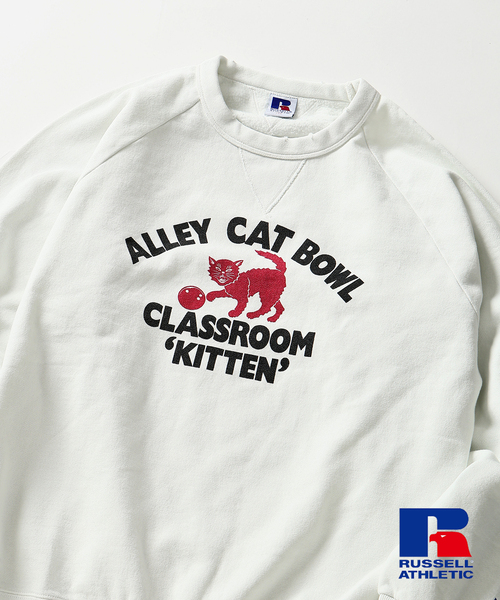 けい60's Russell \"NEWARK 116\" プリントスウェット けい60's Russell 