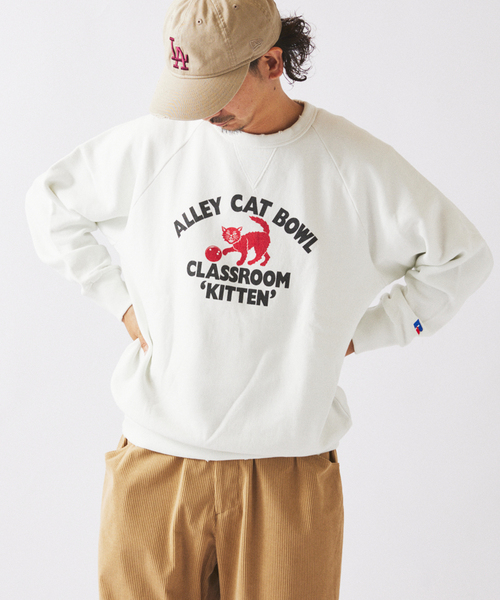 Russell Athletic(ラッセルアスレティック)の「RUSSELL ATHLETIC / ラッセル アスレティック 別注 プリントスウェット(スウェット・メンズ・サックスブルー/ピンク/イエロー/ホワイト系その他/ブラック系その他・MEDIUM/LARGE)」の17枚目の写真