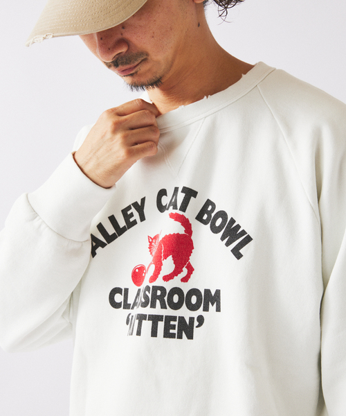 Russell Athletic(ラッセルアスレティック)の「RUSSELL ATHLETIC / ラッセル アスレティック 別注 プリントスウェット(スウェット・メンズ・サックスブルー/ピンク/イエロー/ホワイト系その他/ブラック系その他・MEDIUM/LARGE)」の10枚目の写真