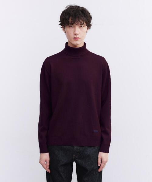 TAKEO KIKUCHI（タケオキクチ）の「【Sサイズ～】アンチピリング タートルネック ニット（ニット/セーター・メンズ・ブラウン系その他/ダークブラウン/ブラック/ライトグレー・04/01/02/03）」の4枚目の写真