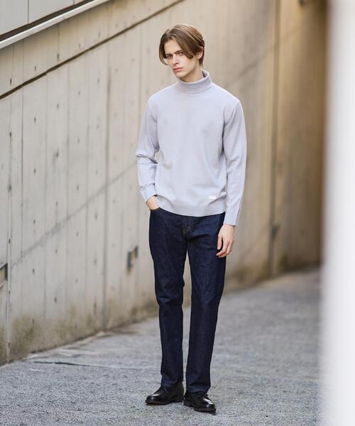 TAKEO KIKUCHI（タケオキクチ）の「【Sサイズ～】アンチピリング タートルネック ニット（ニット/セーター・メンズ・ブラウン系その他/ダークブラウン/ブラック/ライトグレー・04/01/02/03）」の6枚目の写真