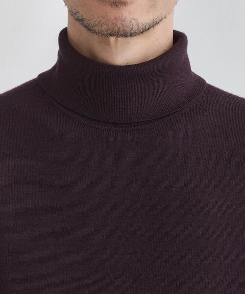 TAKEO KIKUCHI（タケオキクチ）の「【Sサイズ～】アンチピリング タートルネック ニット（ニット/セーター・メンズ・ブラウン系その他/ダークブラウン/ブラック/ライトグレー・04/01/02/03）」の11枚目の写真