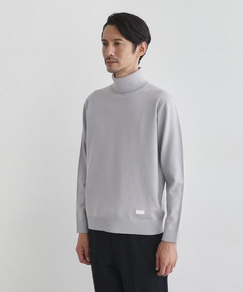 TAKEO KIKUCHI（タケオキクチ）の「【Sサイズ～】アンチピリング タートルネック ニット（ニット/セーター・メンズ・ブラウン系その他/ダークブラウン/ブラック/ライトグレー・04/01/02/03）」の17枚目の写真