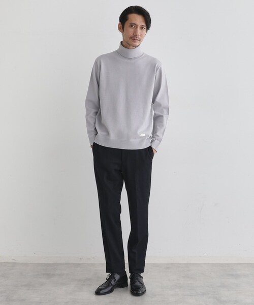 TAKEO KIKUCHI（タケオキクチ）の「【Sサイズ～】アンチピリング タートルネック ニット（ニット/セーター・メンズ・ブラウン系その他/ダークブラウン/ブラック/ライトグレー・04/01/02/03）」の19枚目の写真