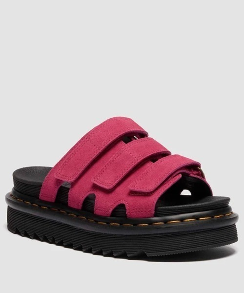 Dr. Martens(ドクターマーチン)の「Dr. MARTENS RAINE SLIDE SANDAL(ドクターマーチン RAINE スライド サンダル)(サンダル・レディース・ピンク系・25cm/24cm/23cm/22cm)」の3枚目の写真