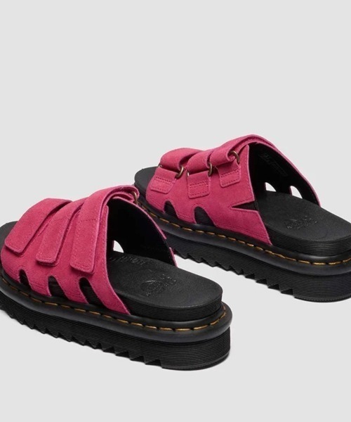 Dr. Martens(ドクターマーチン)の「Dr. MARTENS RAINE SLIDE SANDAL(ドクターマーチン RAINE スライド サンダル)(サンダル・レディース・ピンク系・25cm/24cm/23cm/22cm)」の5枚目の写真