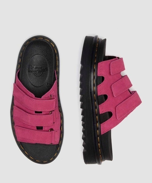 Dr. Martens(ドクターマーチン)の「Dr. MARTENS RAINE SLIDE SANDAL(ドクターマーチン RAINE スライド サンダル)(サンダル・レディース・ピンク系・25cm/24cm/23cm/22cm)」の9枚目の写真