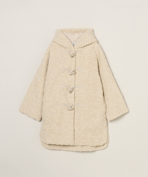 ネックベルトボアダッフルコート ネックベルトボアダッフルコート