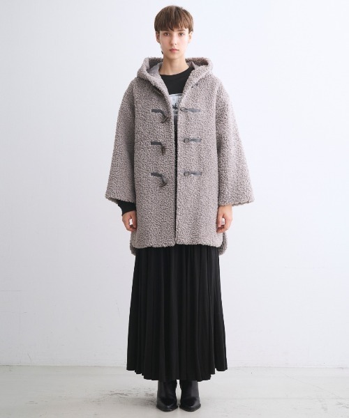 オーブリー】プードルボア ダッフルコート（ダッフルコート）｜three