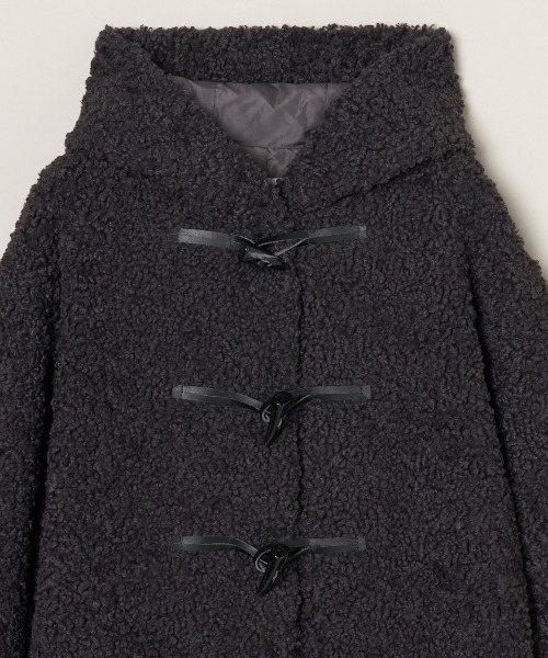 オーブリー】プードルボア ダッフルコート（ダッフルコート）｜three