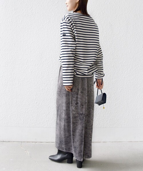 SAINT JAMES（セントジェームス）の「SAINT JAMES:〈洗濯機可能〉OUESSANT（Tシャツ/カットソー・レディース・ネイビー/ピンク/ベージュ系その他・MEDIUM/LARGE）」の5枚目の写真