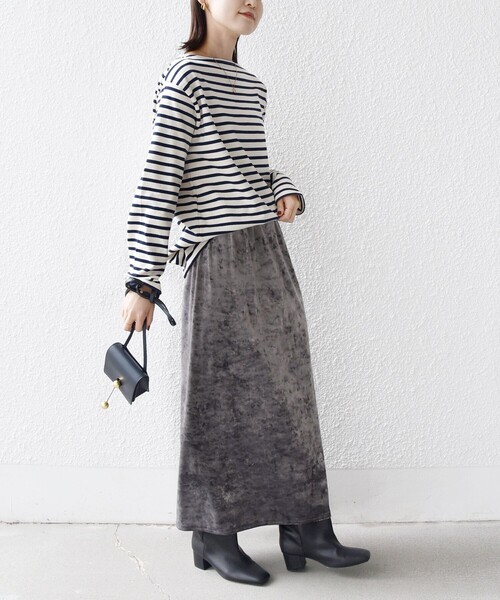 SAINT JAMES（セントジェームス）の「SAINT JAMES:〈洗濯機可能〉OUESSANT（Tシャツ/カットソー・レディース・ネイビー/ピンク/ベージュ系その他・MEDIUM/LARGE）」の6枚目の写真