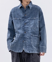 HANES（ヘインズ）の「【3】〔Hanes/ヘインズ〕ストレッチデニム カバーオール（カバーオール）」