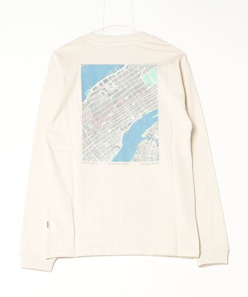 NEW BALANCE（ニューバランス）の「Athletics ランナーズマップロゴロングスリーブTシャツ（Tシャツ/カットソー・メンズ・ベージュ/ダークブラウン・SMALL/MEDIUM/LARGE/X-LARGE/XX-LARGE）」の14枚目の写真