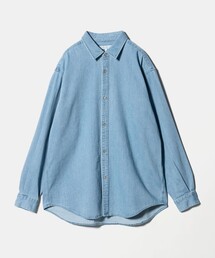 フェード デニム リラックス レギュラーカラーシャツ<A DAY IN THE LIFE>