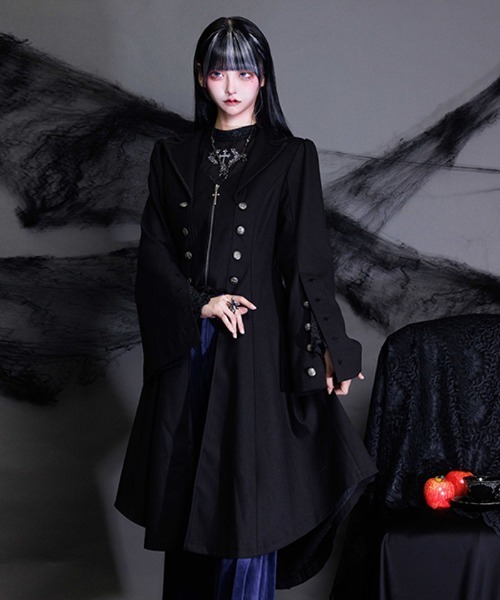 テーラー襟ロングコート（チェスターコート）｜NIBBLE POISON（ニブル