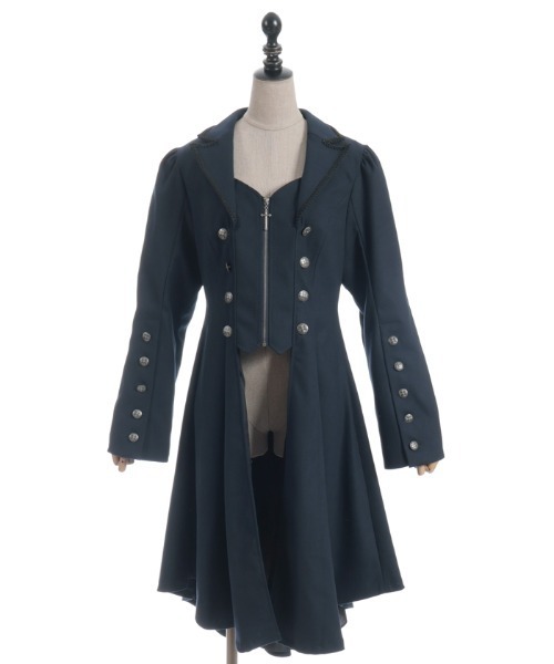 テーラー襟ロングコート（チェスターコート）｜NIBBLE POISON（ニブル