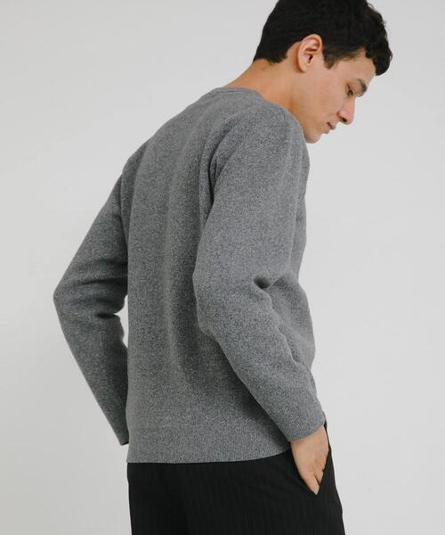 セール】抗ピルウォッシャブルクルーネックニット（ニット/セーター