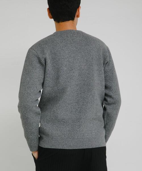 URBAN RESEARCH Sonny Label(アーバンリサーチサニーレーベル)の「抗ピルウォッシャブルクルーネックニット(ニット/セーター・メンズ・ブラック/グレー/ブラウン/ネイビー・MEDIUM/LARGE/X-LARGE)」の19枚目の写真