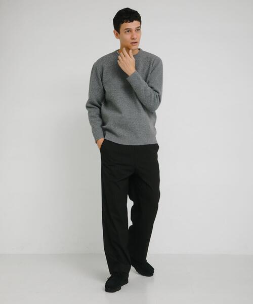 新品▷URBAN RESEARCH＊コットンシルクアンサンブルニット OFF セール】アンチピリングコクーンフォルムニット（ニット/セーター