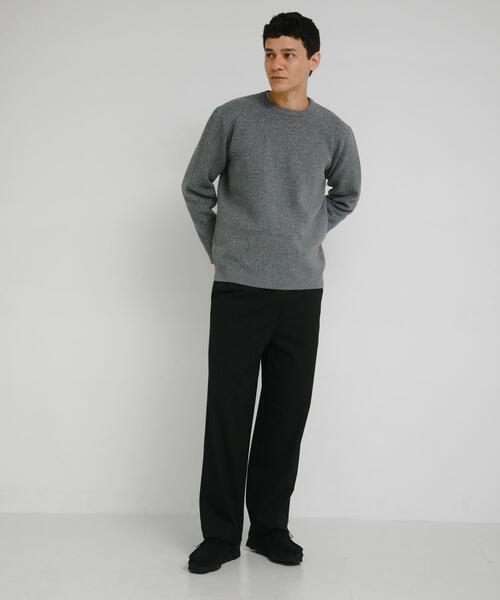 URBAN RESEARCH Sonny Label(アーバンリサーチサニーレーベル)の「抗ピルウォッシャブルクルーネックニット(ニット/セーター・メンズ・ブラック/グレー/ブラウン/ネイビー・MEDIUM/LARGE/X-LARGE)」の16枚目の写真