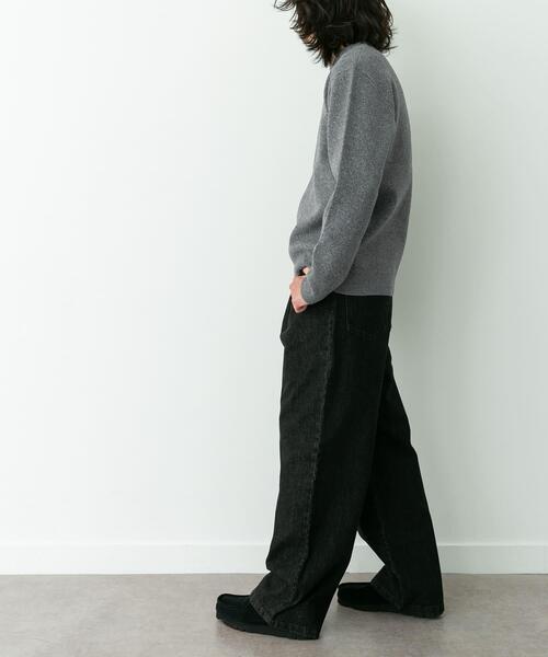 URBAN RESEARCH Sonny Label(アーバンリサーチサニーレーベル)の「抗ピルウォッシャブルクルーネックニット(ニット/セーター・メンズ・ブラック/グレー/ブラウン/ネイビー・MEDIUM/LARGE/X-LARGE)」の11枚目の写真