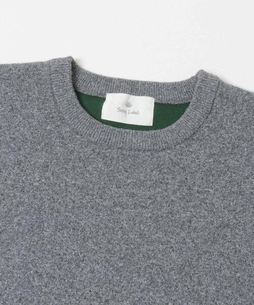 URBAN RESEARCH Sonny Label(アーバンリサーチサニーレーベル)の「抗ピルウォッシャブルクルーネックニット(ニット/セーター・メンズ・ブラック/グレー/ブラウン/ネイビー・MEDIUM/LARGE/X-LARGE)」の8枚目の写真