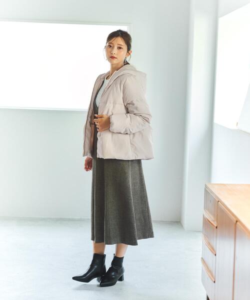 セール】ヴィンテージツイードジャンスカ【洗濯機OK/防シワ